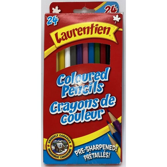 Laurentien Pencil Crayons 23 Pack Colored Pencils Art Drawing Original Package - Picture 2 of 11